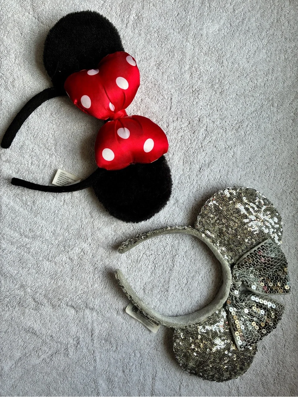 Original and Silver Mickey Ears
